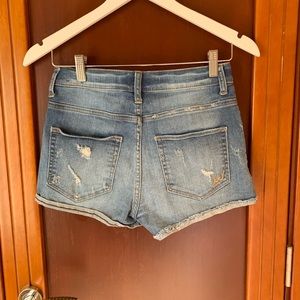 Express Denim high waisted shorts